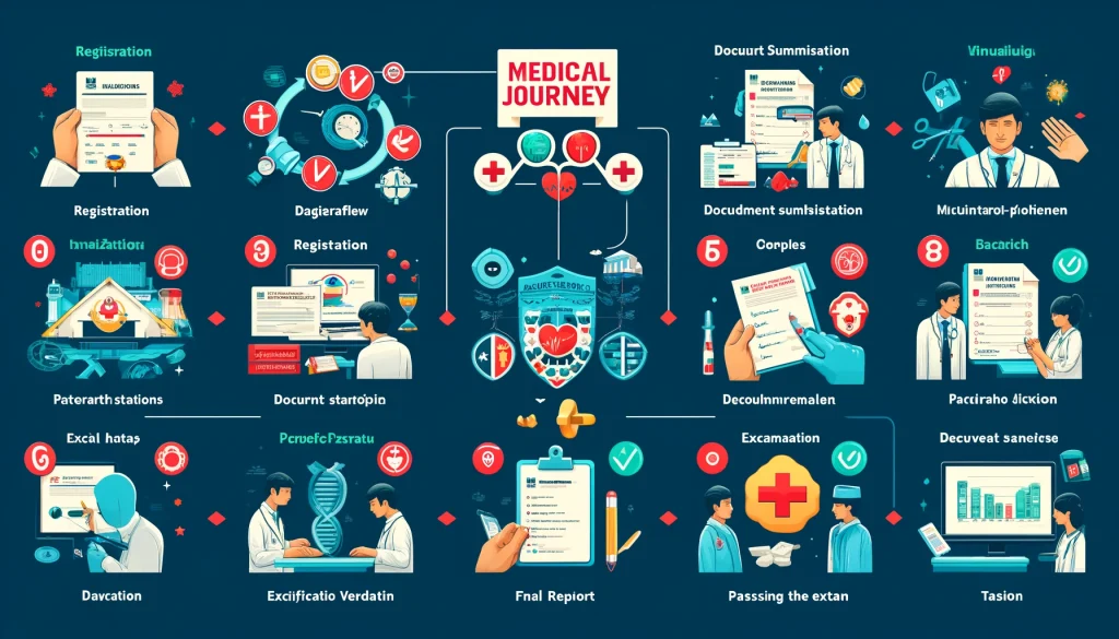 پروسه دیتا فلو و امتحان پرومتریک برای پزشکان ایرانی